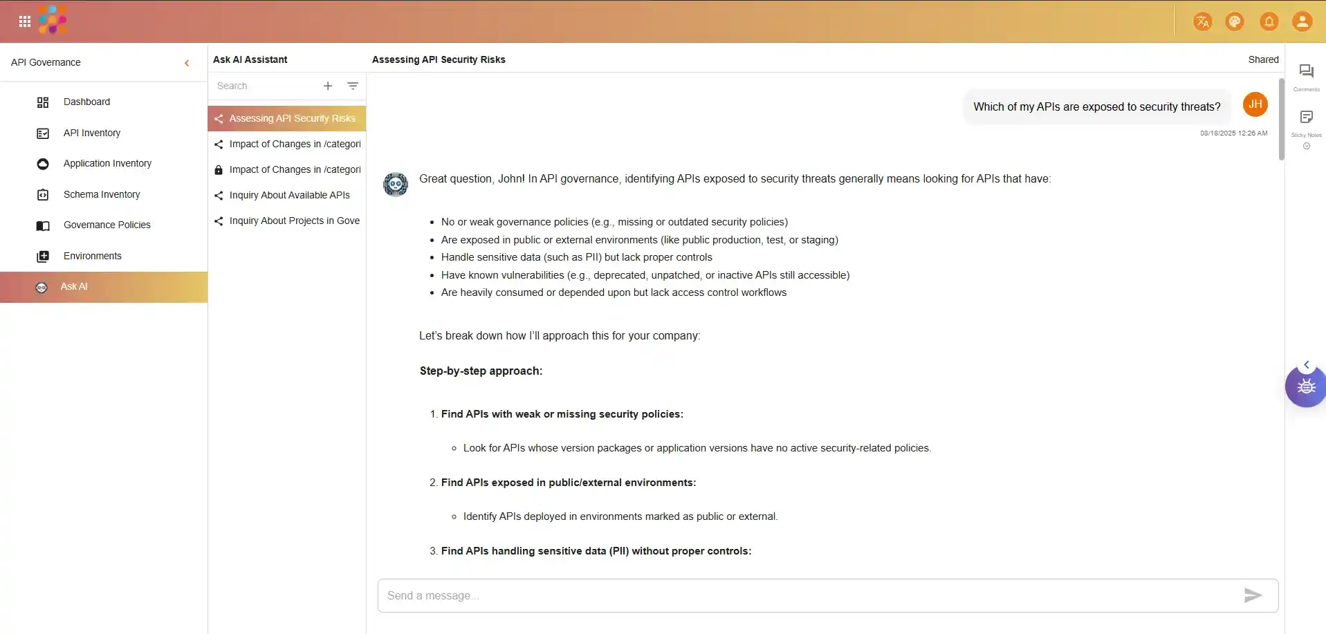 Governance Policies — screenshot 1