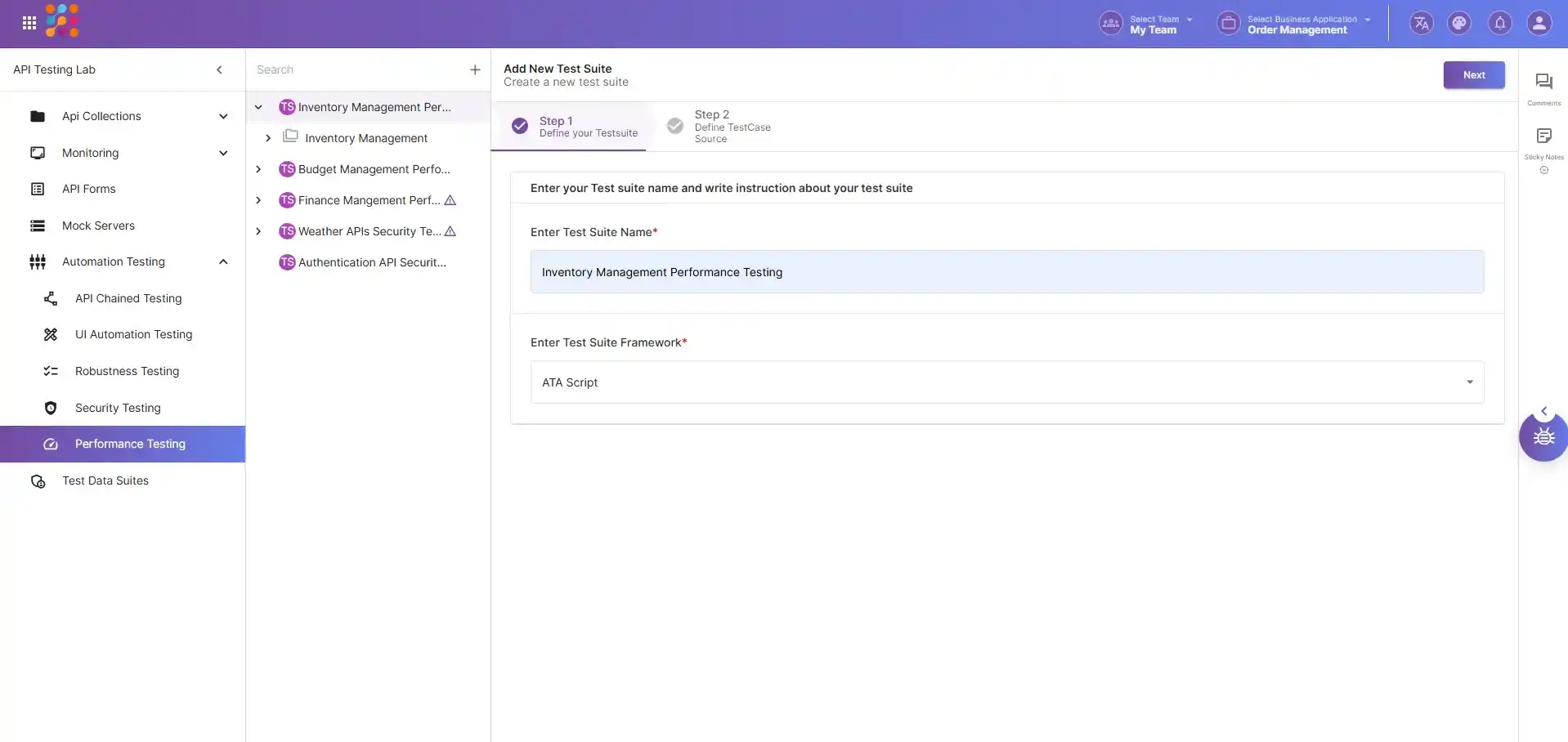 Performance Testing — screenshot 1